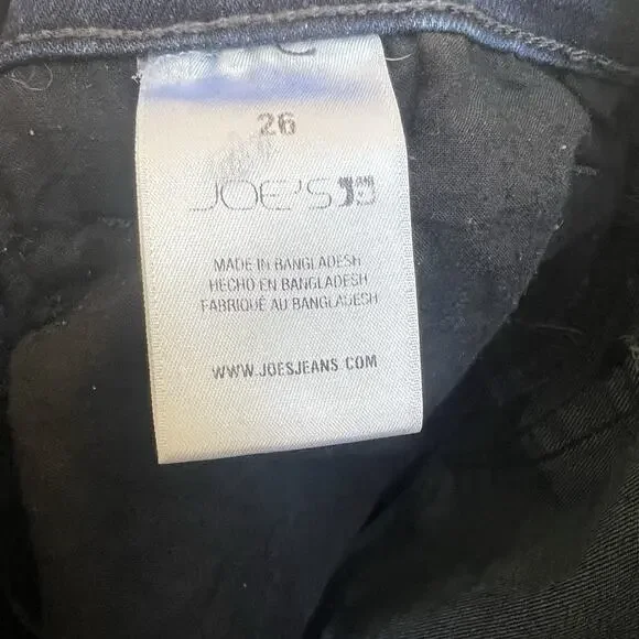 Joes Jeans Women Veles Dark Blue Flare Denim Stretch Whisker Sz 26 - Picture 5 of 6